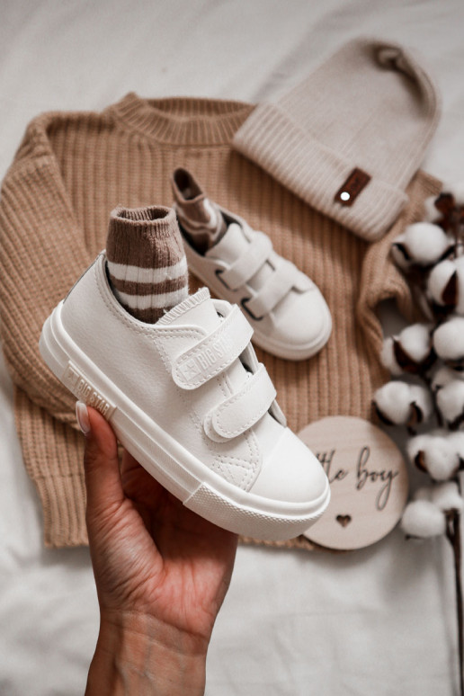 Calçado infantil branco de lazer BIG... Calçado infantil branco de lazer BIG...