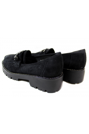 Mocassins com salto maciço... 2