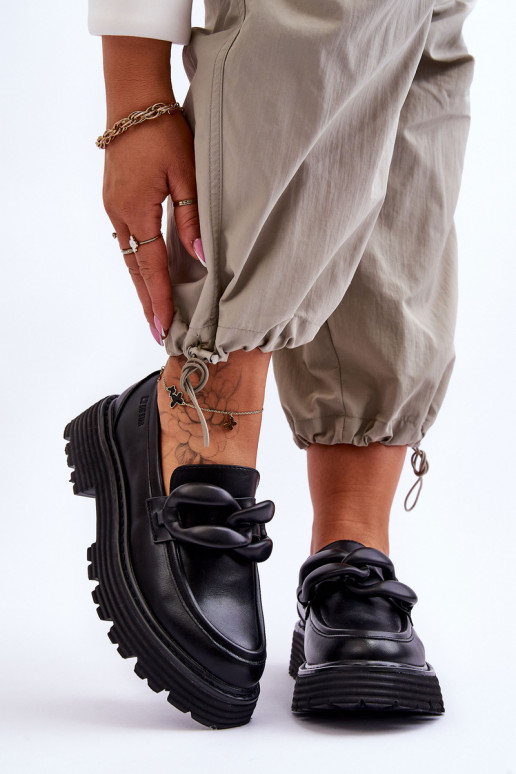 Sapatos mocassim Big Star cor preta Sapatos mocassim Big Star cor preta