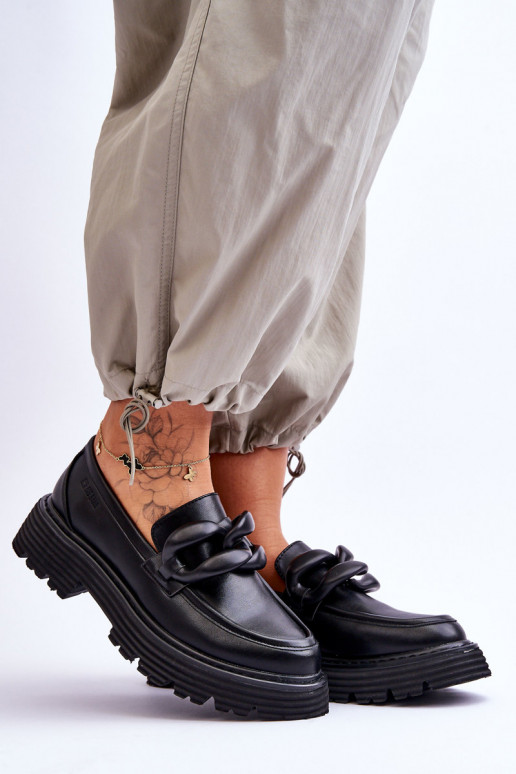 Sapatos mocassim Big Star cor preta Sapatos mocassim Big Star cor preta