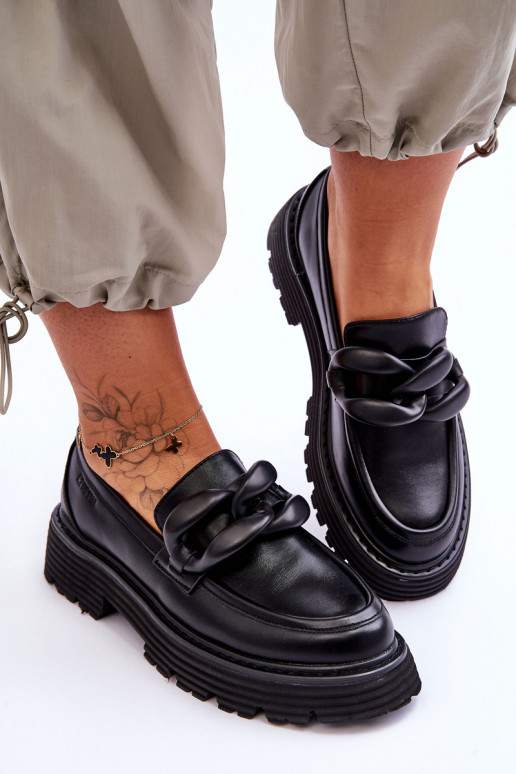 Sapatos mocassim Big Star cor preta Sapatos mocassim Big Star cor preta