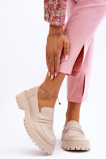 Mocassins bege Big Star 2