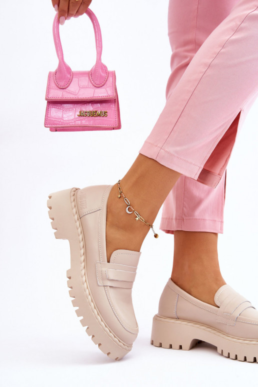 Mocassins bege Big Star