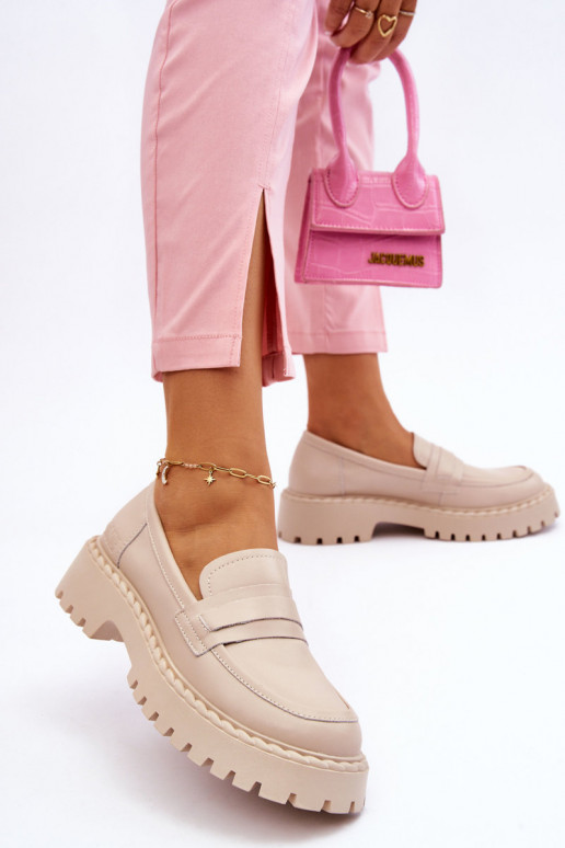 Mocassins bege Big Star