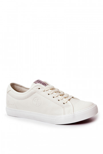 Sapatos casuais masculinos em Cross Jeans branco