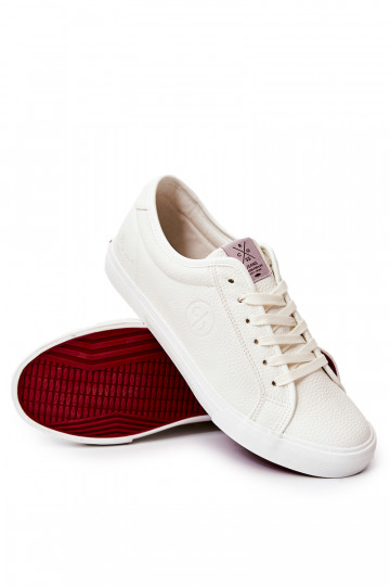 Sapatos casuais masculinos em Cross Jeans branco 2