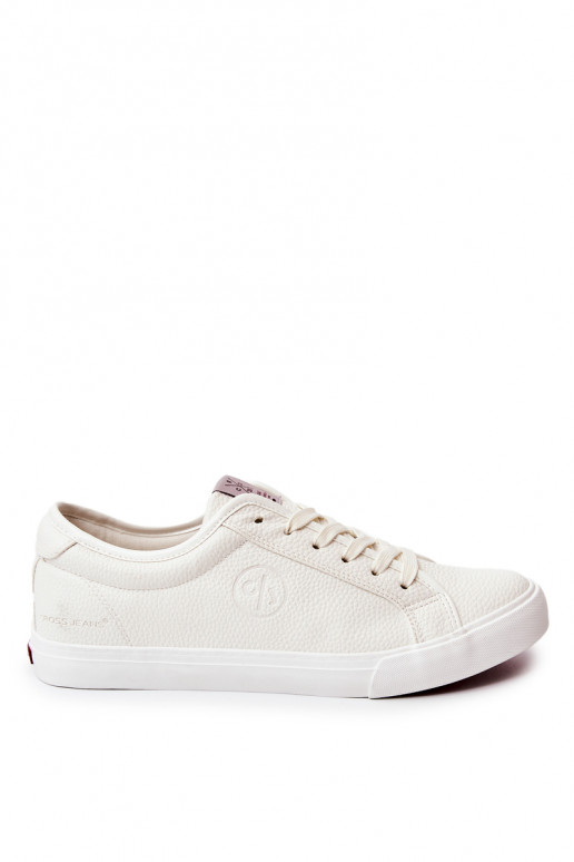 Sapatos casuais masculinos em Cross Jeans branco