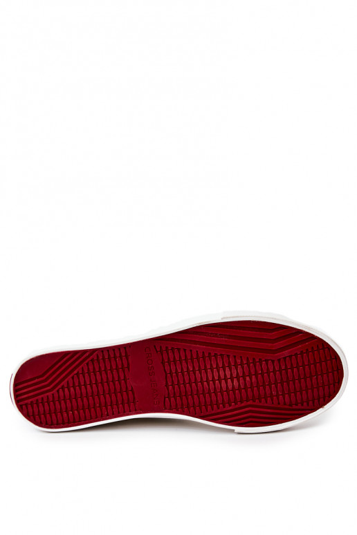 Sapatos casuais masculinos em Cross Jeans branco