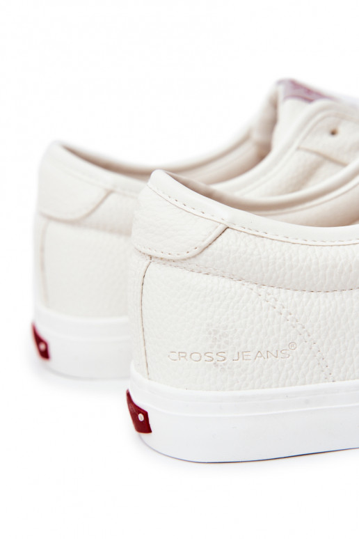 Sapatos casuais masculinos em Cross Jeans branco