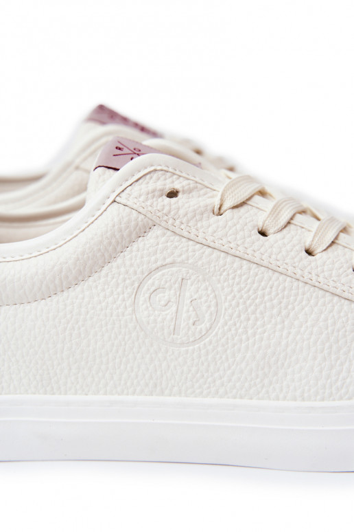 Sapatos casuais masculinos em Cross Jeans branco