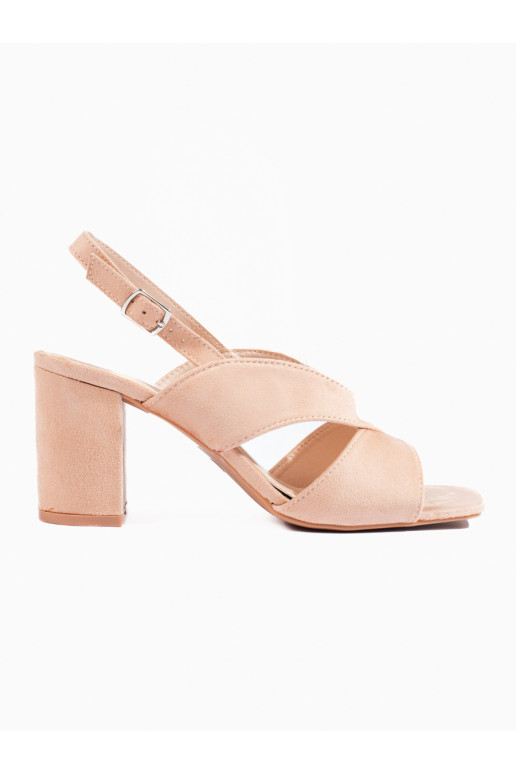 Sapatos de camurça bege Vinceza
