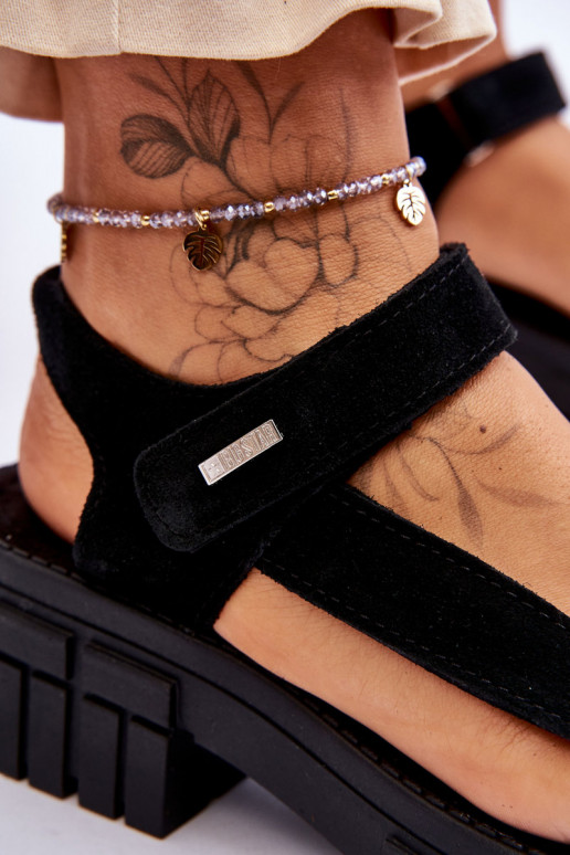 Sandálias confortáveis de camurça Big... Sandálias confortáveis de camurça Big...