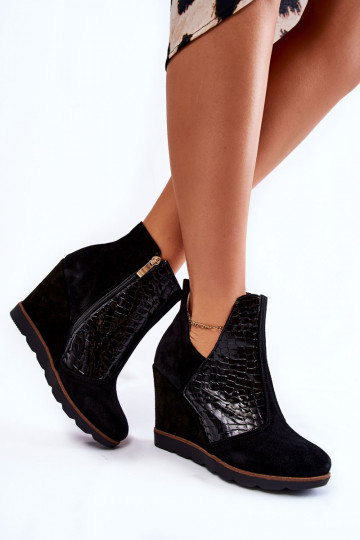 Botas de camurça com...