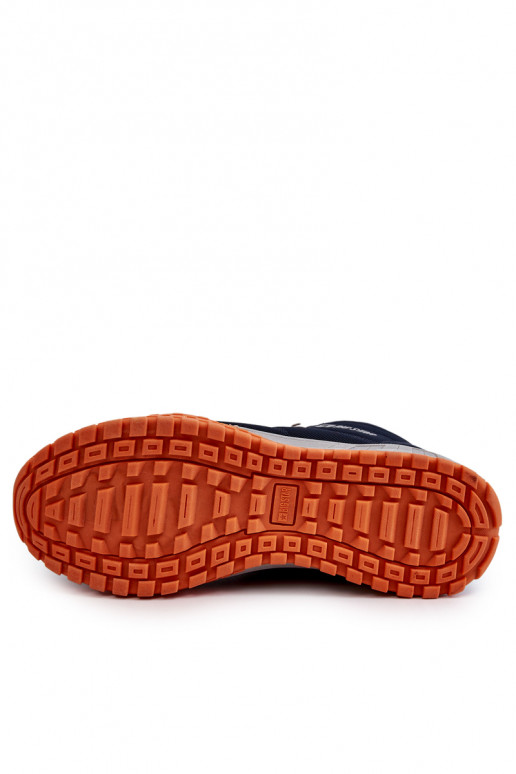 Botas de caminhada Memory Foam Big Star azuis escuras para homens