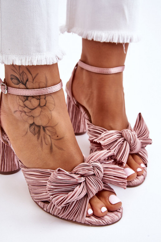 Sapatos de salto alto bege Callum para mulheres