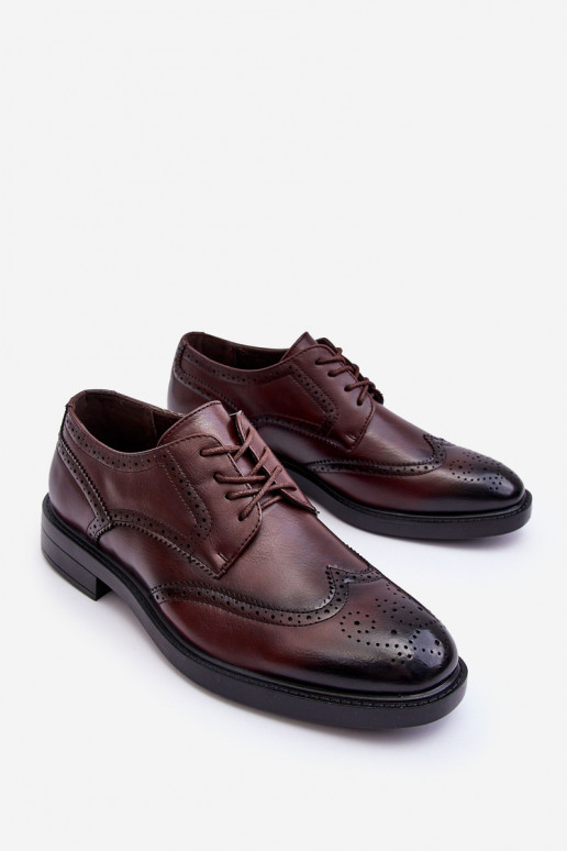 Botas marrons masculinas no estilo elegante de Gustavo