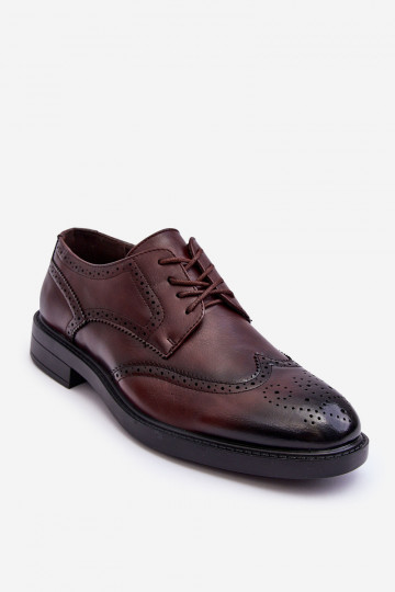 Botas marrons masculinas no estilo elegante de Gustavo 2