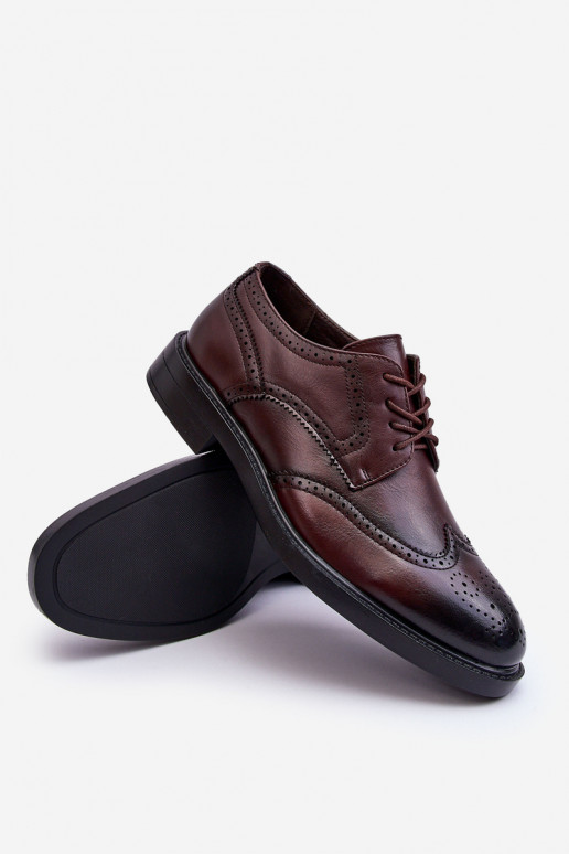 Botas marrons masculinas no estilo elegante de Gustavo