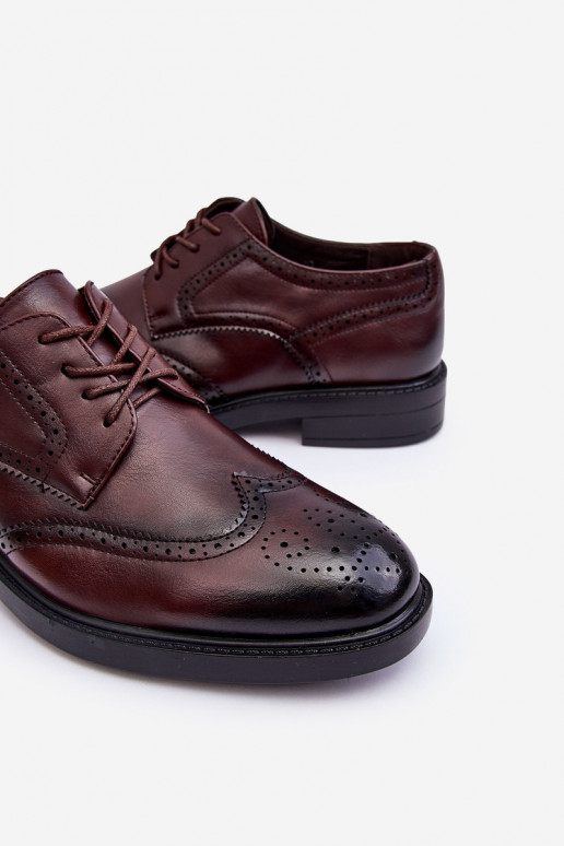 Botas marrons masculinas no estilo elegante de Gustavo