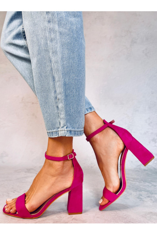 Sapatos rosa de salto alto AISHA