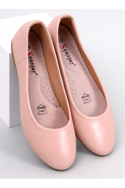 Sapatilhas femininas TOVA BEIGE com palmilha de couro