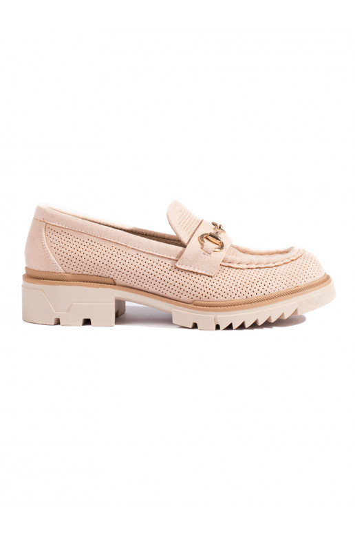 Mocassins de camurça bege Shelovet