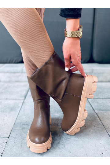 Botas marrons femininas JOWITA GREEN
