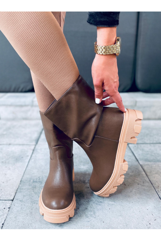 Botas marrons femininas JOWITA GREEN
