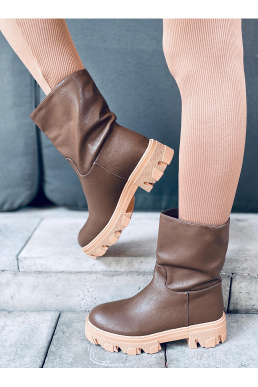 Botas marrons femininas JOWITA GREEN Botas marrons femininas JOWITA GREEN