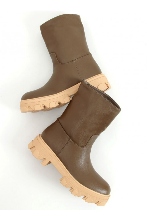 Botas marrons femininas JOWITA GREEN Botas marrons femininas JOWITA GREEN