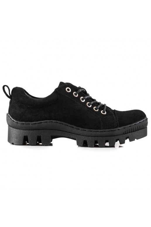 Sapatos pretos com plataforma S. Barski
