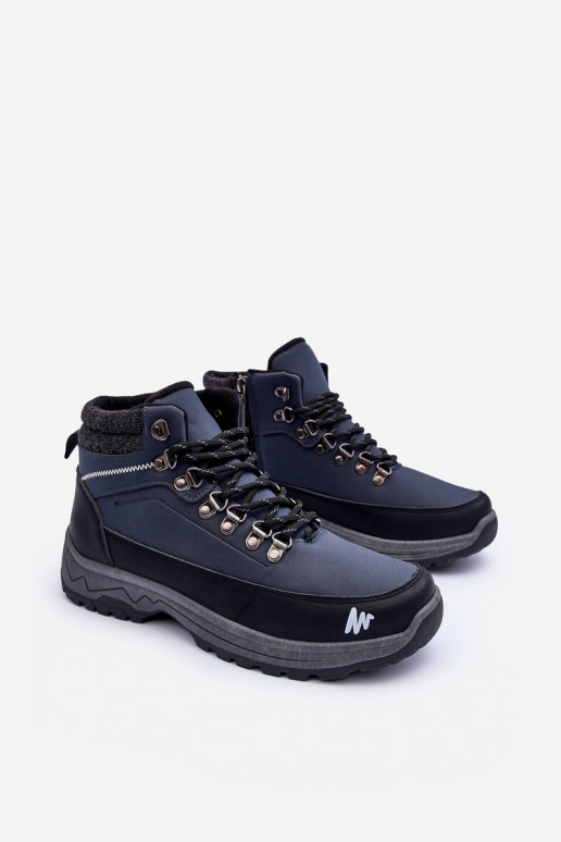 Botas de caminhada aquecidas para homem Westtide azul escuro