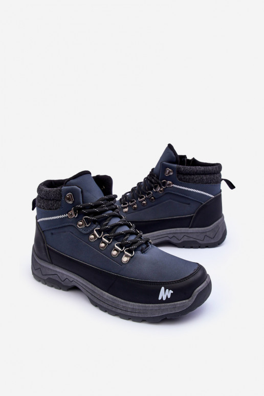 Botas de caminhada aquecidas para homem Westtide azul escuro