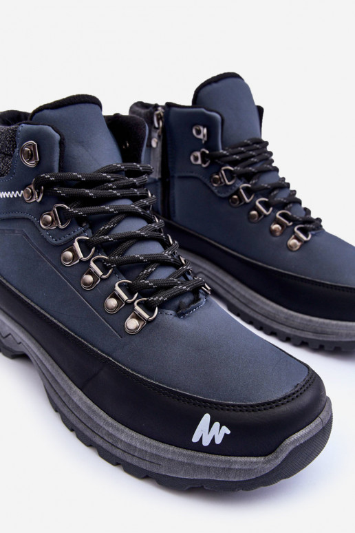 Botas de caminhada aquecidas para homem Westtide azul escuro