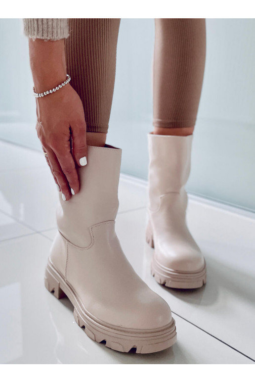 Botas femininas JOWITA BEIGE