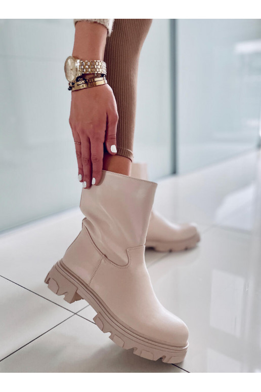 Botas femininas JOWITA BEIGE