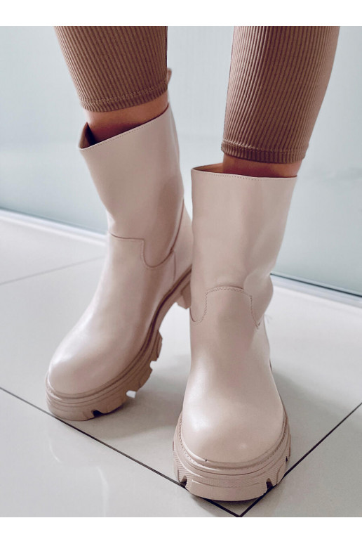 Botas femininas JOWITA BEIGE Botas femininas JOWITA BEIGE