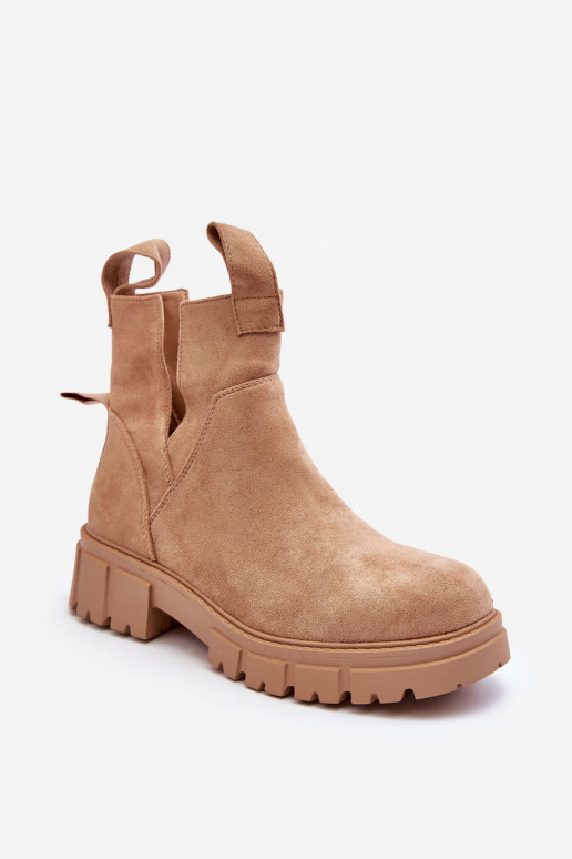 botas bege Heaven