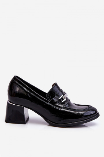Sapatos lacados na cor preta Damira 2