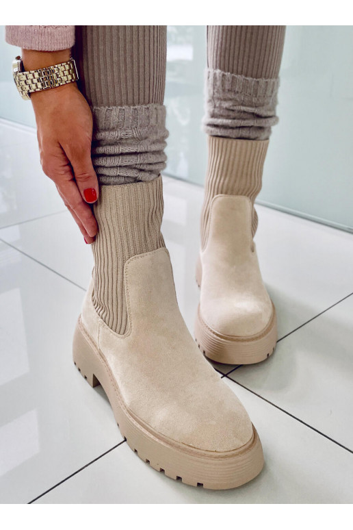 Botas elásticas WINTERS BEIGE Botas elásticas WINTERS BEIGE