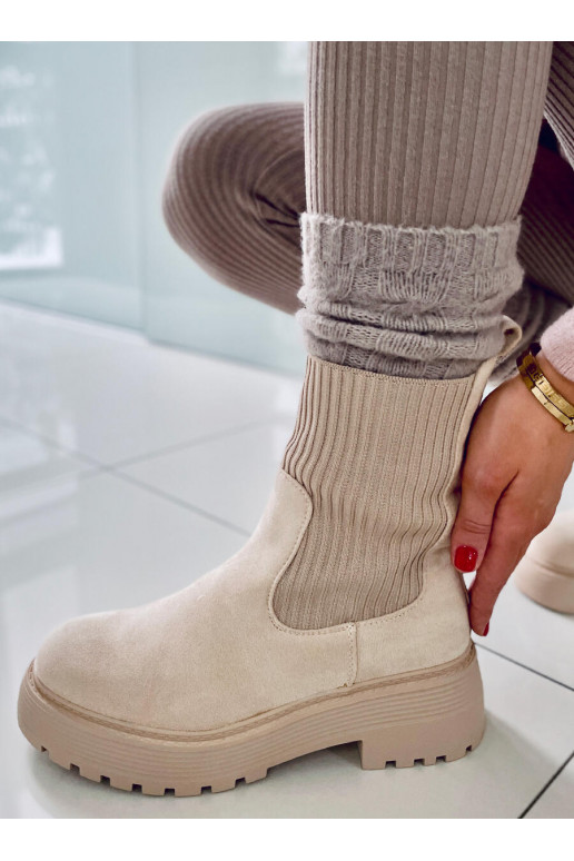 Botas elásticas WINTERS BEIGE Botas elásticas WINTERS BEIGE