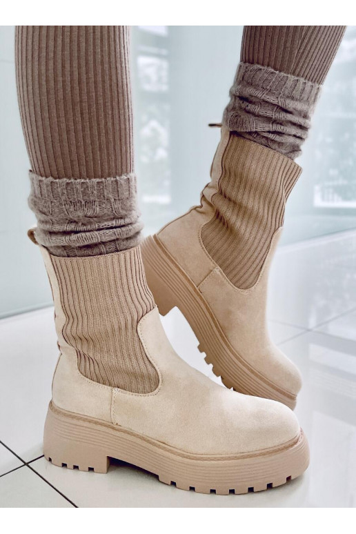 Botas elásticas WINTERS BEIGE Botas elásticas WINTERS BEIGE