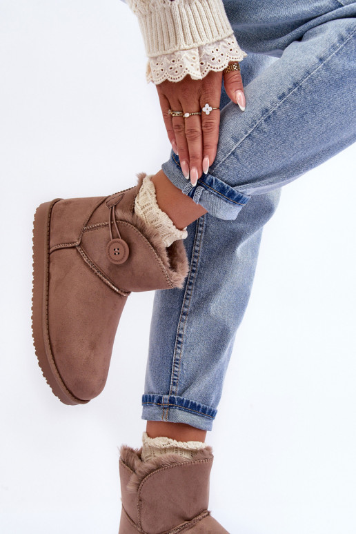 Botas de neve aquecidas bege Siriol