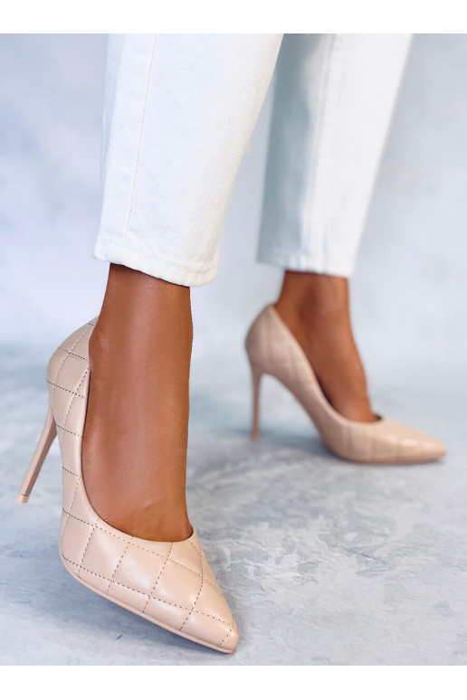 Sapatos com salto fino RAQUEL NUDE