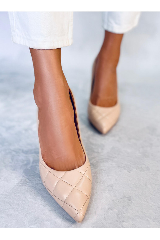 Sapatos com salto fino RAQUEL NUDE