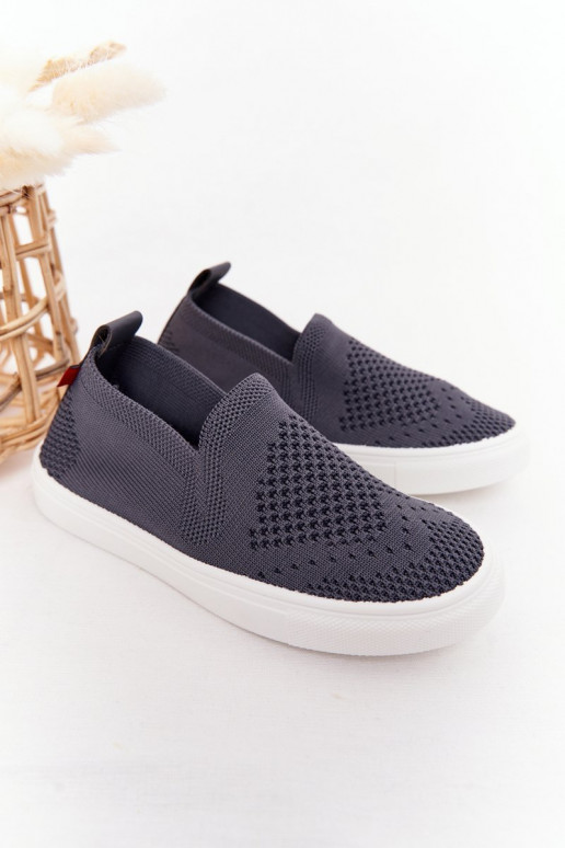 Tênis infantil slip-on Big Star cor cinza
