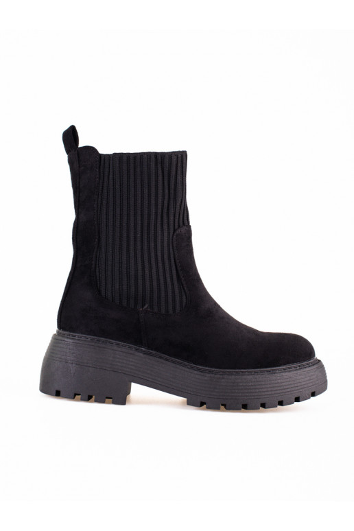 Botas femininas Shelovet cor preta Botas femininas Shelovet cor preta