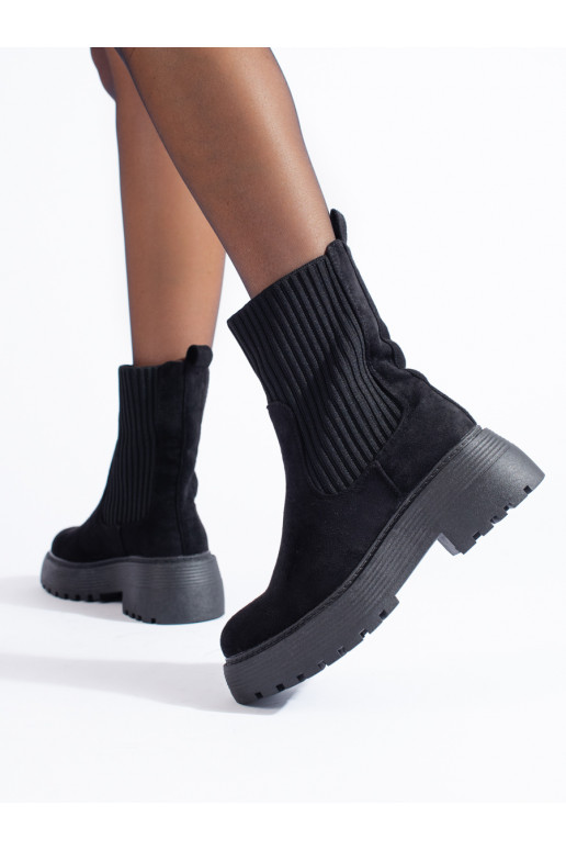 Botas femininas Shelovet cor preta Botas femininas Shelovet cor preta