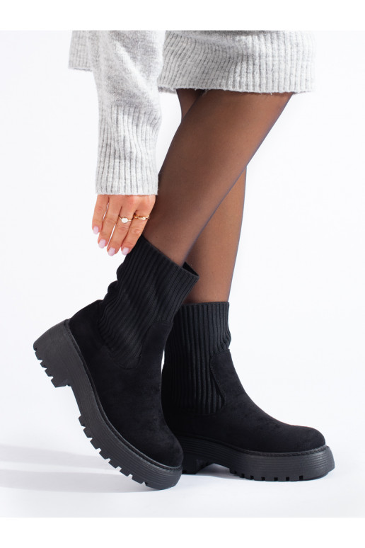 Botas femininas Shelovet cor preta Botas femininas Shelovet cor preta