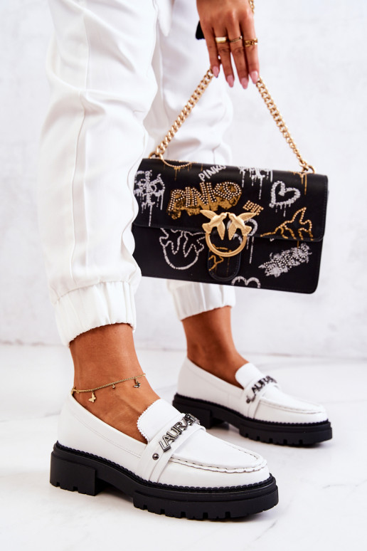 Mocassins na cor branca La.Fi Jenefer Mocassins na cor branca La.Fi Jenefer